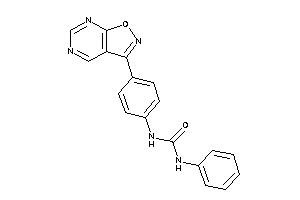 1-(4-isoxazolo[5,4-d]pyrimidin-3-ylphenyl)-3-phenyl-urea