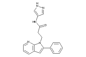 3-(2-phenylpyrrolo[2,3-b]pyridin-1-yl)-N-(1H-pyrazol-4-yl)propionamide