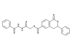1-keto-3-phenyl-isochroman-6-carboxylic Acid [2-(N'-benzoylhydrazino)-2-keto-ethyl] Ester