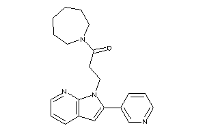 1-(azepan-1-yl)-3-[2-(3-pyridyl)pyrrolo[2,3-b]pyridin-1-yl]propan-1-one