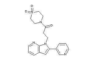 1-(1,1-diketo-1,4-thiazinan-4-yl)-3-[2-(3-pyridyl)pyrrolo[2,3-b]pyridin-1-yl]propan-1-one