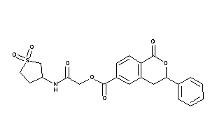 1-keto-3-phenyl-isochroman-6-carboxylic Acid [2-[(1,1-diketothiolan-3-yl)amino]-2-keto-ethyl] Ester