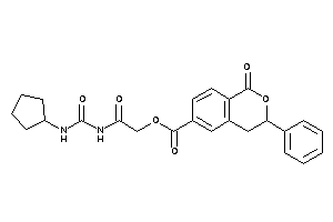 1-keto-3-phenyl-isochroman-6-carboxylic Acid [2-(cyclopentylcarbamoylamino)-2-keto-ethyl] Ester