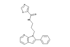 N-[3-(2-phenylpyrrolo[2,3-b]pyridin-1-yl)propyl]thiazole-5-carboxamide