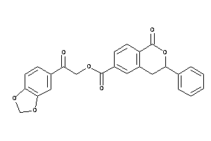 1-keto-3-phenyl-isochroman-6-carboxylic Acid [2-(1,3-benzodioxol-5-yl)-2-keto-ethyl] Ester