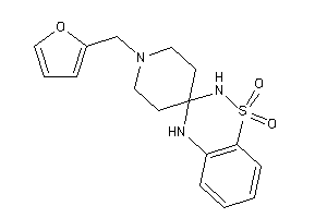Image of 1'-(2-furfuryl)spiro[2,4-dihydrobenzo[e][1,2,4]thiadiazine-3,4'-piperidine] 1,1-dioxide