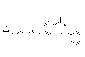 1-keto-3-phenyl-isochroman-6-carboxylic Acid [2-(cyclopropylamino)-2-keto-ethyl] Ester