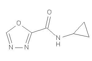 Image of N-cyclopropyl-1,3,4-oxadiazole-2-carboxamide