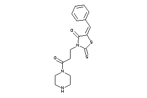 5-benzal-3-(3-keto-3-piperazino-propyl)-2-thioxo-thiazolidin-4-one