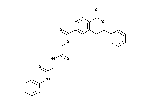 1-keto-3-phenyl-isochroman-6-carboxylic Acid [2-[(2-anilino-2-keto-ethyl)amino]-2-keto-ethyl] Ester