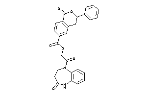 1-keto-3-phenyl-isochroman-6-carboxylic Acid [2-keto-2-(4-keto-3,5-dihydro-2H-1,5-benzodiazepin-1-yl)ethyl] Ester