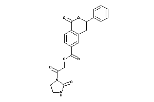 1-keto-3-phenyl-isochroman-6-carboxylic Acid [2-keto-2-(2-ketoimidazolidin-1-yl)ethyl] Ester