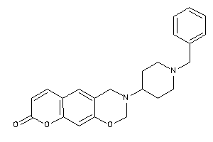 Image of 3-(1-benzyl-4-piperidyl)-2,4-dihydropyrano[3,2-g][1,3]benzoxazin-8-one