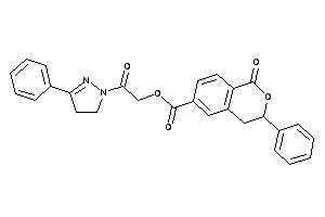 1-keto-3-phenyl-isochroman-6-carboxylic Acid [2-keto-2-(3-phenyl-2-pyrazolin-1-yl)ethyl] Ester