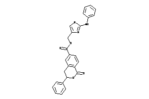 1-keto-3-phenyl-isochroman-6-carboxylic Acid (2-anilinothiazol-4-yl)methyl Ester