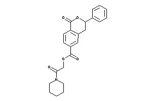 1-keto-3-phenyl-isochroman-6-carboxylic Acid (2-keto-2-piperidino-ethyl) Ester