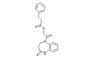 3-phenylpropionic Acid [2-keto-2-(4-keto-3,5-dihydro-2H-1,5-benzodiazepin-1-yl)ethyl] Ester