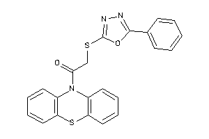 1-phenothiazin-10-yl-2-[(5-phenyl-1,3,4-oxadiazol-2-yl)thio]ethanone