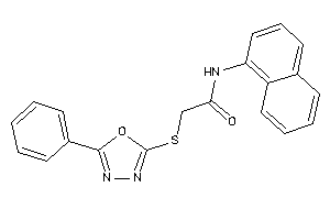 N-(1-naphthyl)-2-[(5-phenyl-1,3,4-oxadiazol-2-yl)thio]acetamide