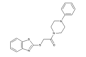 2-(1,3-benzothiazol-2-ylthio)-1-(4-phenylpiperazino)ethanone