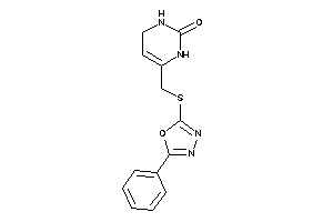 Image of 6-[[(5-phenyl-1,3,4-oxadiazol-2-yl)thio]methyl]-3,4-dihydro-1H-pyrimidin-2-one
