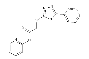 Image of 2-[(5-phenyl-1,3,4-oxadiazol-2-yl)thio]-N-(2-pyridyl)acetamide