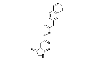 2-(2,5-diketoimidazolidin-1-yl)-N'-[2-(2-naphthyl)acetyl]acetohydrazide