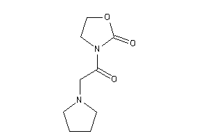 3-(2-pyrrolidinoacetyl)oxazolidin-2-one