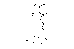 1-[5-(2-keto-1,3,3a,4,6,6a-hexahydrothieno[3,4-d]imidazol-6-yl)pentanoyl]pyrrolidine-2,5-quinone