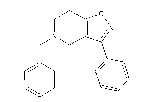 5-benzyl-3-phenyl-6,7-dihydro-4H-isoxazolo[4,5-c]pyridine