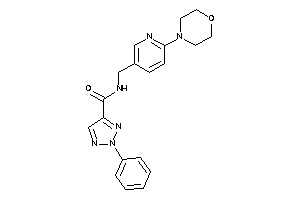 N-[(6-morpholino-3-pyridyl)methyl]-2-phenyl-triazole-4-carboxamide