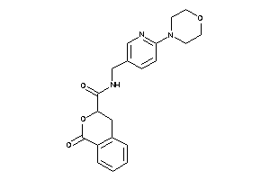 1-keto-N-[(6-morpholino-3-pyridyl)methyl]isochroman-3-carboxamide