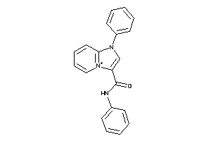 Image of N,1-diphenylimidazo[1,2-a]pyridin-4-ium-3-carboxamide