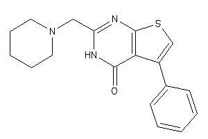 5-phenyl-2-(piperidinomethyl)-3H-thieno[2,3-d]pyrimidin-4-one