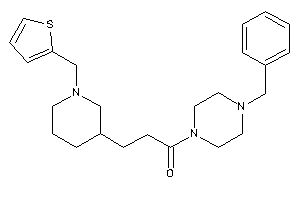 1-(4-benzylpiperazino)-3-[1-(2-thenyl)-3-piperidyl]propan-1-one