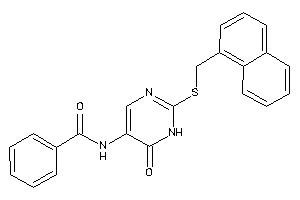 N-[6-keto-2-(1-naphthylmethylthio)-1H-pyrimidin-5-yl]benzamide