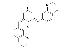 3,5-bis(2,3-dihydro-1,4-benzodioxin-6-ylmethylene)-4-piperidone