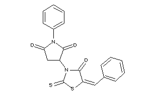 3-(5-benzal-4-keto-2-thioxo-thiazolidin-3-yl)-1-phenyl-pyrrolidine-2,5-quinone