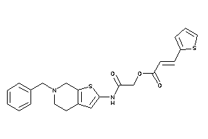 3-(2-thienyl)acrylic Acid [2-[(6-benzyl-5,7-dihydro-4H-thieno[2,3-c]pyridin-2-yl)amino]-2-keto-ethyl] Ester