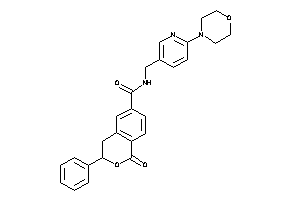 1-keto-N-[(6-morpholino-3-pyridyl)methyl]-3-phenyl-isochroman-6-carboxamide