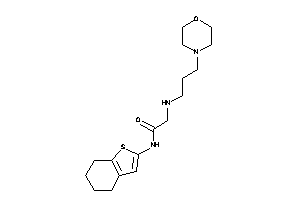 2-(3-morpholinopropylamino)-N-(4,5,6,7-tetrahydrobenzothiophen-2-yl)acetamide