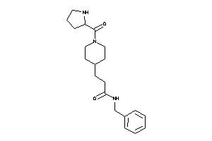 N-benzyl-3-(1-prolyl-4-piperidyl)propionamide