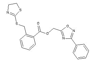 2-[(2-thiazolin-2-ylthio)methyl]benzoic Acid (3-phenyl-1,2,4-oxadiazol-5-yl)methyl Ester