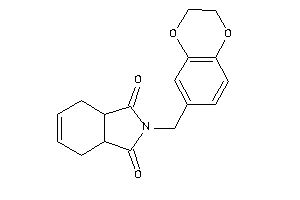 2-(2,3-dihydro-1,4-benzodioxin-6-ylmethyl)-3a,4,7,7a-tetrahydroisoindole-1,3-quinone