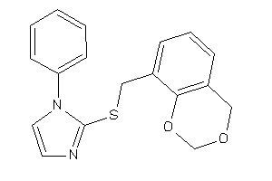 2-(4H-1,3-benzodioxin-8-ylmethylthio)-1-phenyl-imidazole