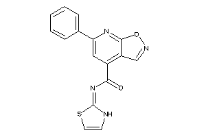 6-phenyl-N-(4-thiazolin-2-ylidene)isoxazolo[5,4-b]pyridine-4-carboxamide