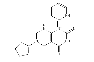 3-cyclopentyl-8-(1H-pyridin-2-ylidene)-7-thioxo-2,4-dihydro-1H-pyrimido[4,5-d]pyrimidin-8-ium-5-one