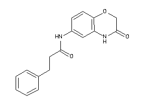 Image of N-(3-keto-4H-1,4-benzoxazin-6-yl)-3-phenyl-propionamide