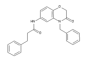 N-(4-benzyl-3-keto-1,4-benzoxazin-6-yl)-3-phenyl-propionamide