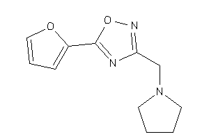 Image of 5-(2-furyl)-3-(pyrrolidinomethyl)-1,2,4-oxadiazole